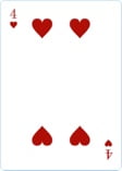 Four of hearts